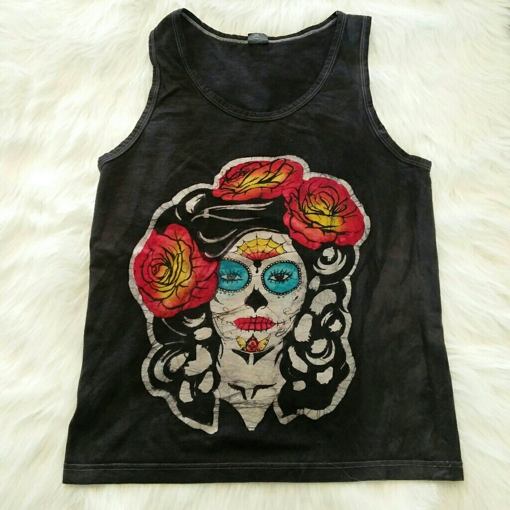⚡3 for $15⚡Day of the Dead Tank Top